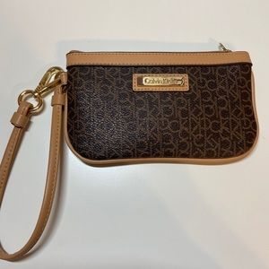 Calvin Klein wristlet/coin pouch